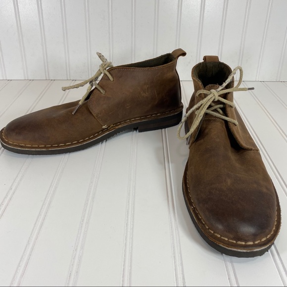 Target Brown Leather Chukka Boots 